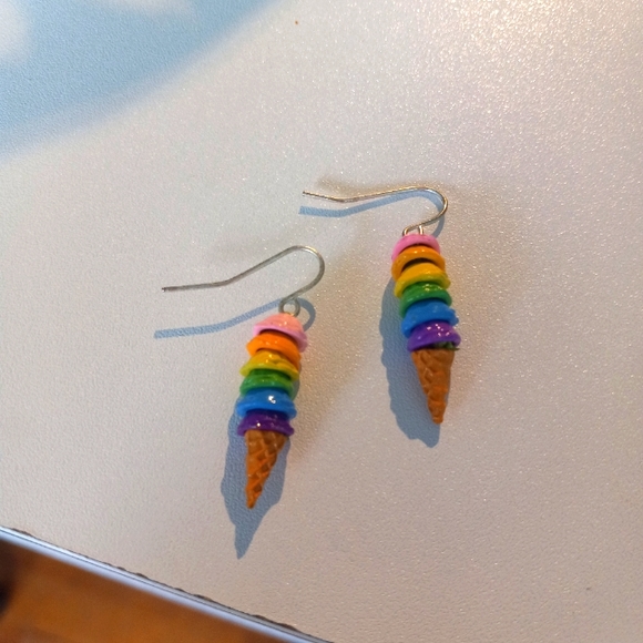 Ice cream earrings